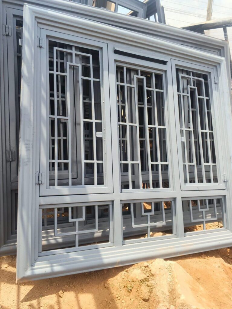 Steel window frame